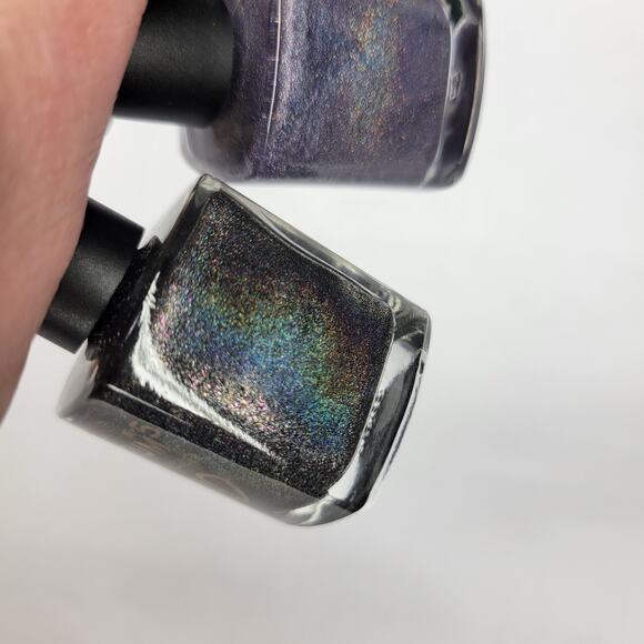 LOT of 2 NEW Serum No 5 Nail Polish "Opposites Attract" & "Endora's Aura" HOLO - Picture 7 of 11